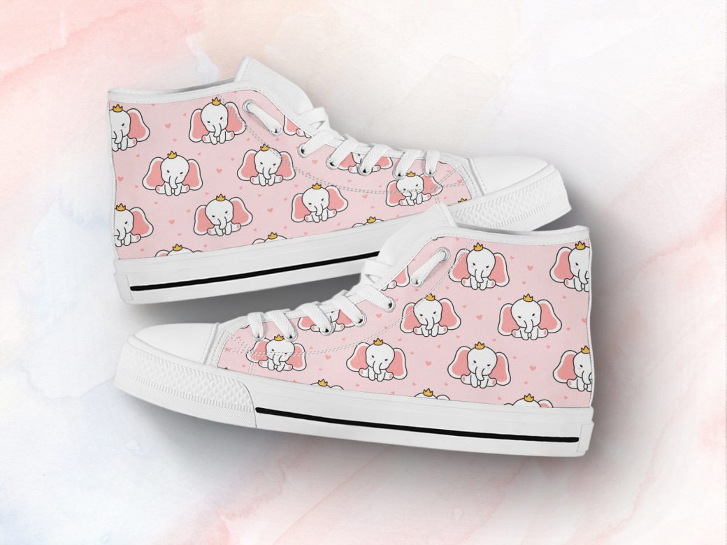 Baby Elephant Shoes | Custom High Top Sneakers For Kids & Adults