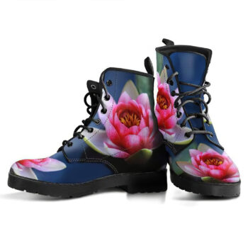 Beautiful Lotus Handcrafted Boots