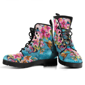 Birds And Flowers Handcrafted Boots