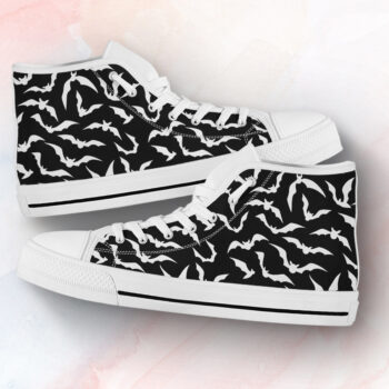 Spooky Bat Shoes | Custom High Top Sneakers For Kids & Adults