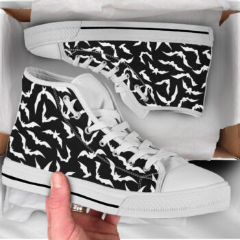 Spooky Bat Shoes | Custom High Top Sneakers For Kids & Adults