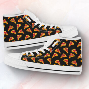 Pizza Lover Shoes | Custom High Top Sneakers For Kids & Adults