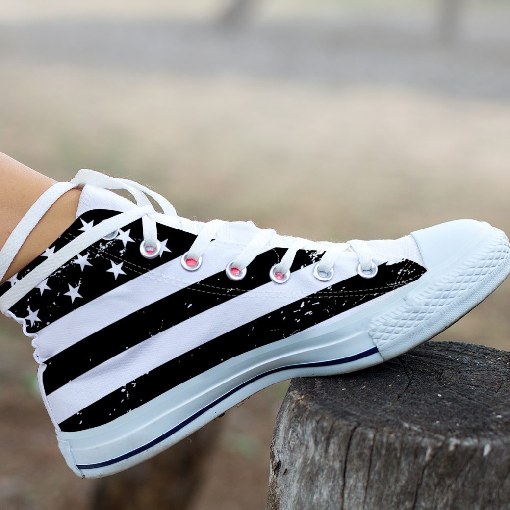 US American Flag Shoes | Custom High Top Sneakers For Kids & Adults