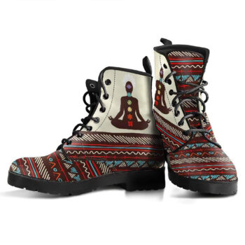 Boho Chakra Womens Leather Boots