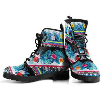 Boho Floral 2 Handcrafted Boots
