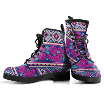Boho Flowers Handcrafted Boots 1