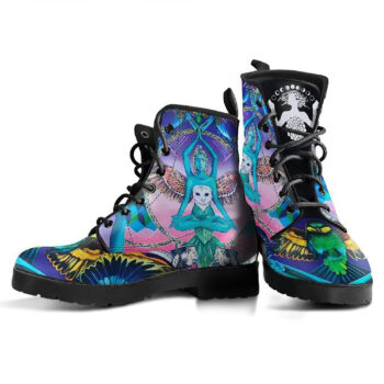 Buddhism Womens Leather Boots