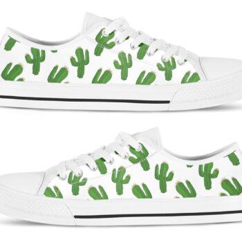 Cactus Lover Shoes | Custom Low Top Sneakers For Kids & Adults