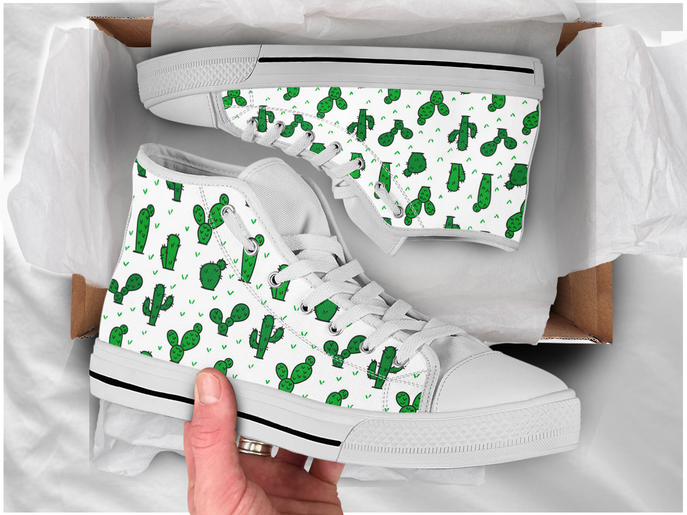 Cactus Plant Shoes | Custom High Top Sneakers For Kids & Adults