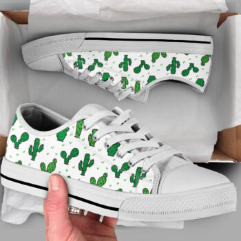 Cactus Green Shoes | Custom Low Tops Sneakers For Kids & Adults