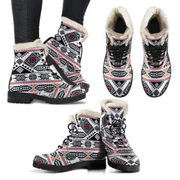 California Coast Faux Fur Leather Boots