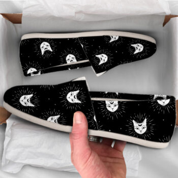 Cat Face Shoes| Custom Canvas Sneakers For Kids & Adults