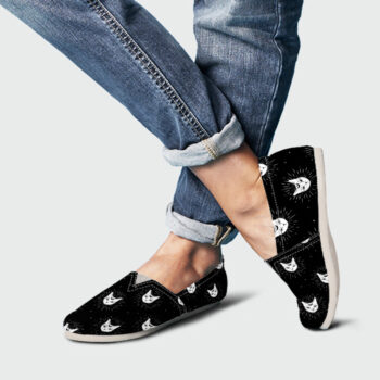 Cat Face Shoes| Custom Canvas Sneakers For Kids & Adults