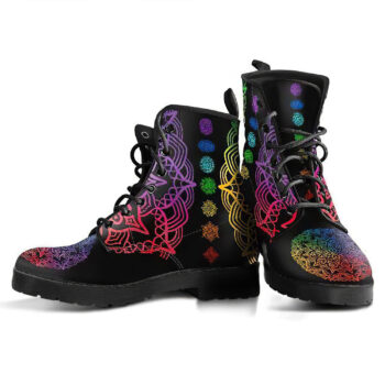 Chakra Lotus Handcrafted Boots