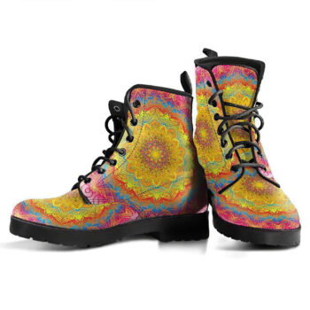 Chakra Mandala 3 Handcrafted Boots