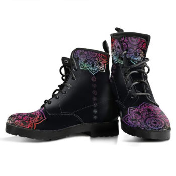 Chakra Mandala Handcrafted Boots 1