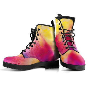 Colorful Abstract Handcrafted Boots
