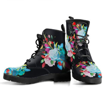 Colorful Bird Handcrafted Boots
