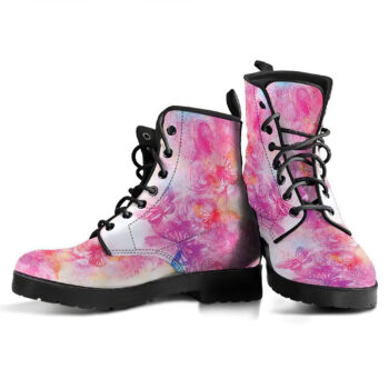 Colorful Butterfly Handcrafted Boots
