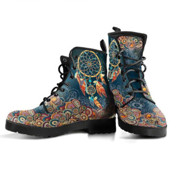 Colorful Dreamcatcher Handcrafted Boots