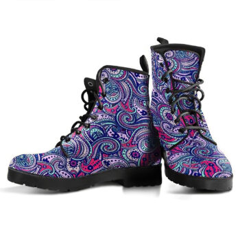Colorful Henna Handcrafted Boots