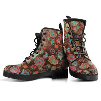 Colorful Mandala 4 Handcrafted Boots
