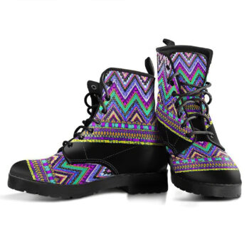 Colorful Pattern Handcrafted Boots
