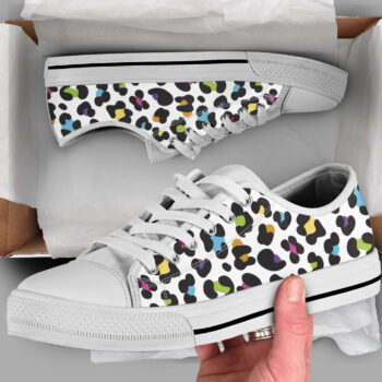 Unique Leopard Shoes | Custom Low Tops Sneakers For Kids & Adults