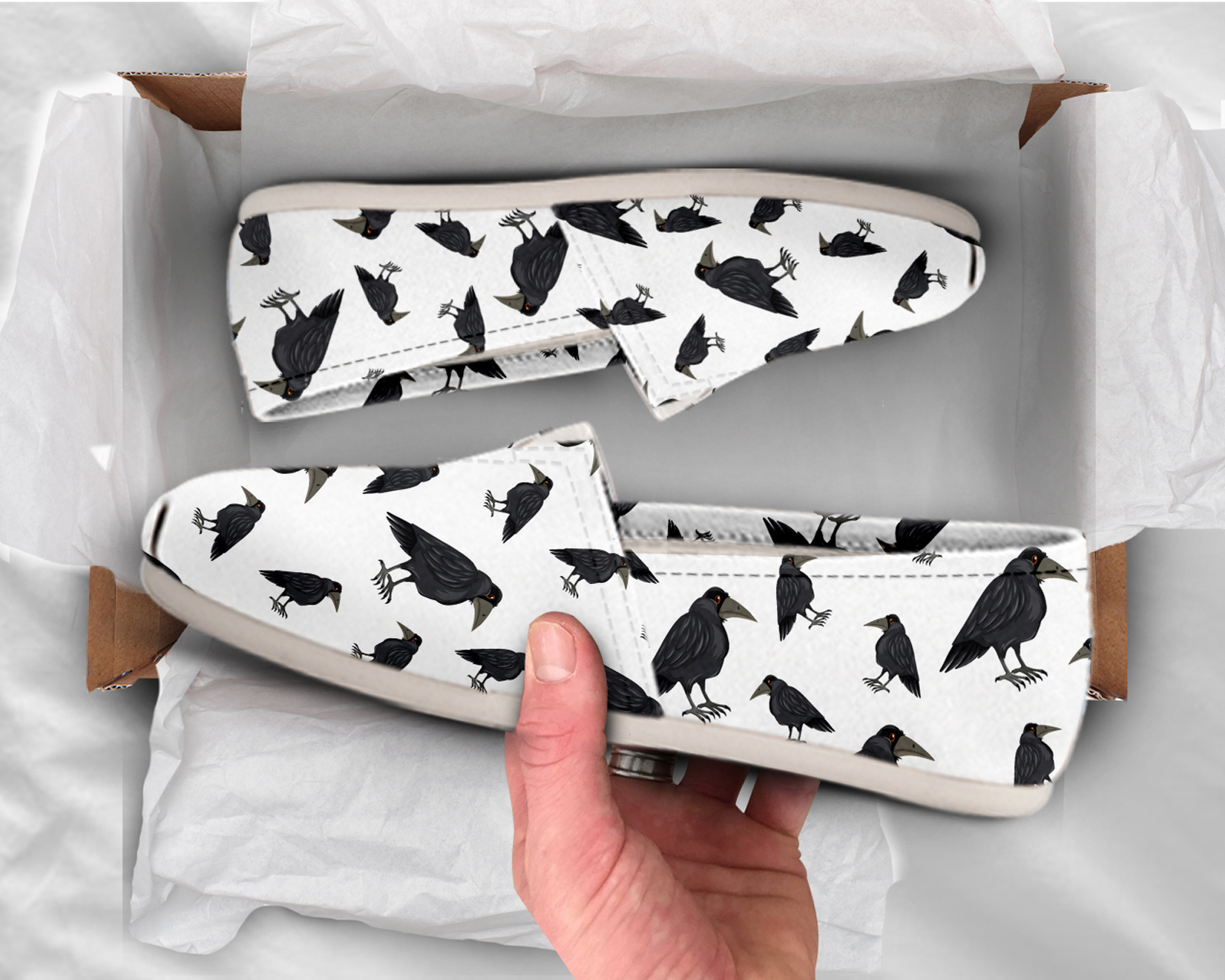 Black Crow Shoes | Custom Canvas Sneakers For Kids & Adults