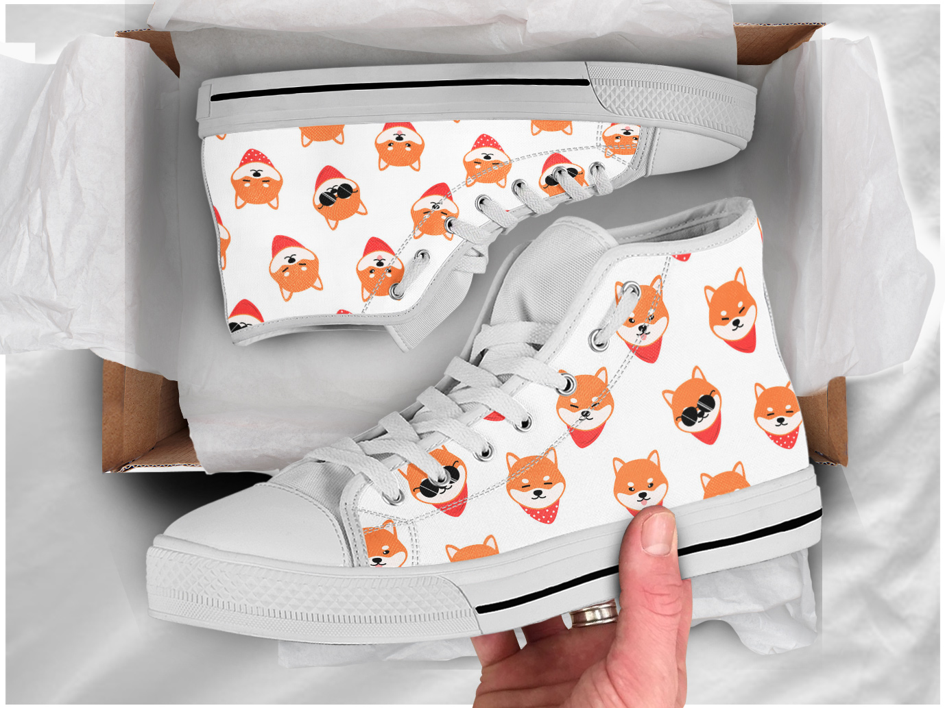 Dog Owner Shoes | Custom High Top Sneakers For Kids & Adults