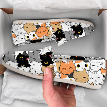 Casual Cat Shoes | Custom Canvas Sneakers For Kids & Adults