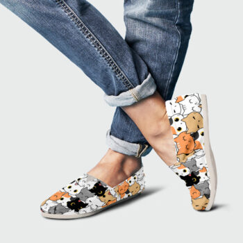 Casual Cat Shoes | Custom Canvas Sneakers For Kids & Adults