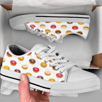 Donuts - Women's Low Top Shoes | Custom Low Tops Sneakers For Kids & Adults