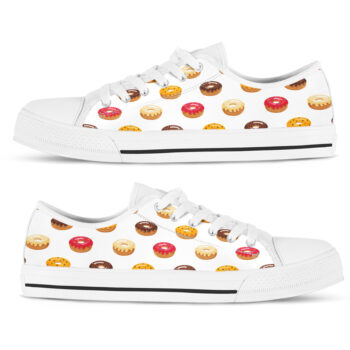 Donuts - Women's Low Top Shoes | Custom Low Tops Sneakers For Kids & Adults