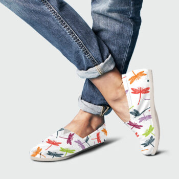 Casual Dragonfly Shoes | Custom Canvas Sneakers For Kids & Adults