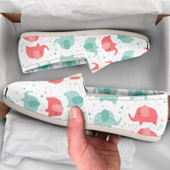 Casual Elephant Shoes | Custom Canvas Sneakers For Kids & Adults