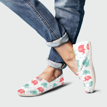 Casual Elephant Shoes | Custom Canvas Sneakers For Kids & Adults