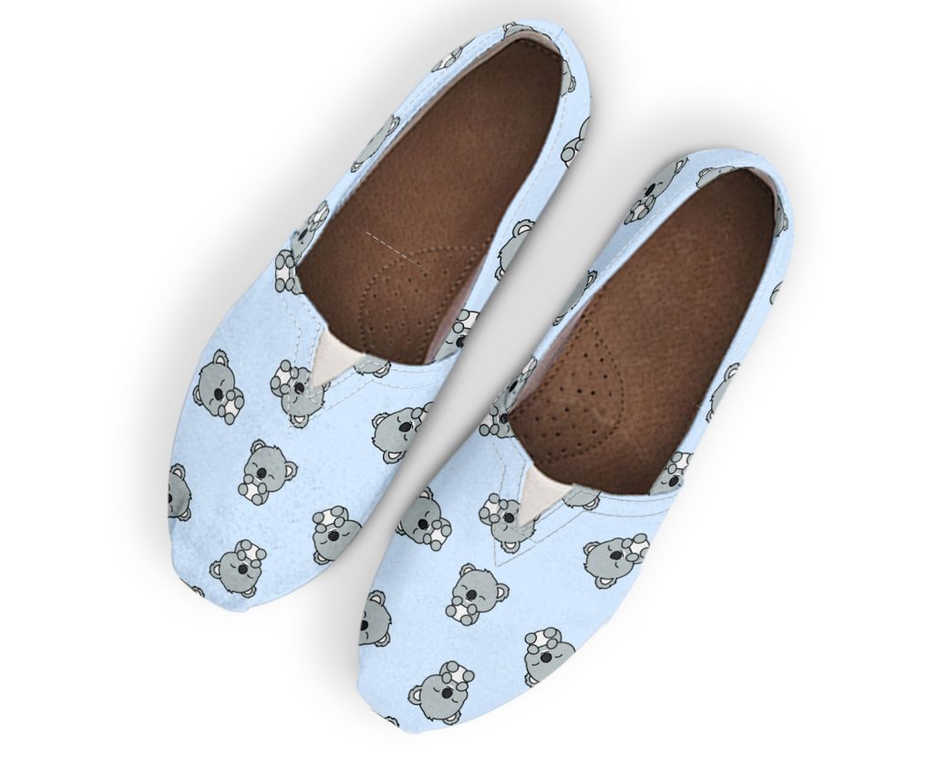 Slip-On Koala Shoes | Custom Canvas Sneakers For Kids & Adults
