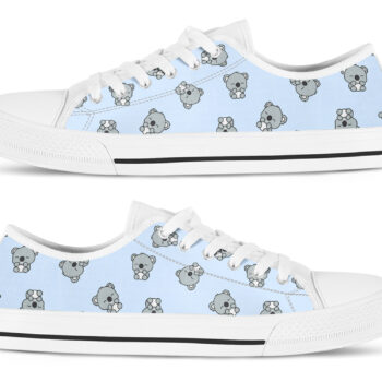 Koala Animal Printed Shoes | Custom Low Tops Sneakers For Kids & Adults