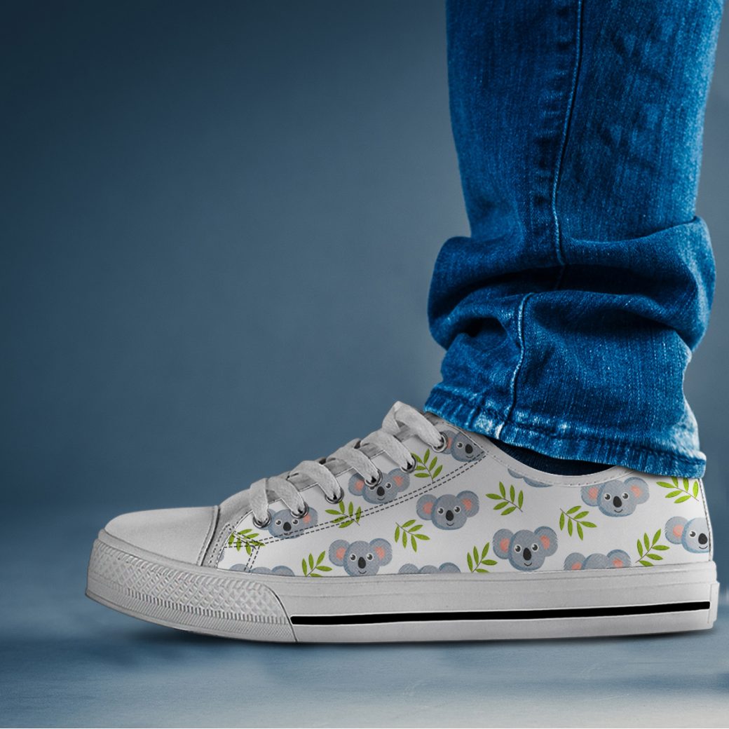 Koala Walking Shoes | Custom Low Tops Sneakers For Kids & Adults