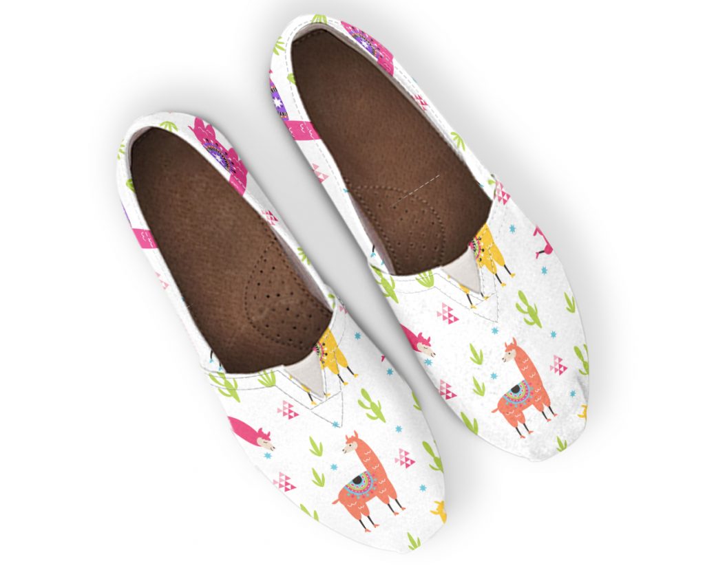 Llama Shoes | Custom Canvas Sneakers For Kids & Adults