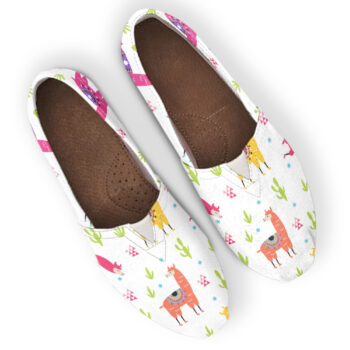 Llama Shoes | Custom Canvas Sneakers For Kids & Adults