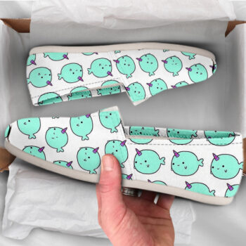Womens Narwhal Shoes | Custom Canvas Sneakers For Kids & Adults