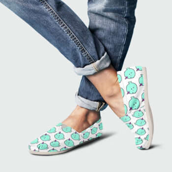 Womens Narwhal Shoes | Custom Canvas Sneakers For Kids & Adults