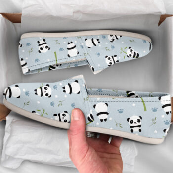 Panda Bamboo Shoes | Custom Canvas Sneakers For Kids & Adults