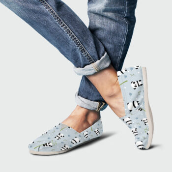 Panda Bamboo Shoes | Custom Canvas Sneakers For Kids & Adults