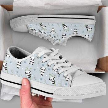 Panda Bamboo Shoes | Custom Low Tops Sneakers For Kids & Adults