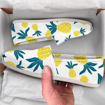 Pineapple Slip-On Shoes | Custom Canvas Sneakers For Kids & Adults