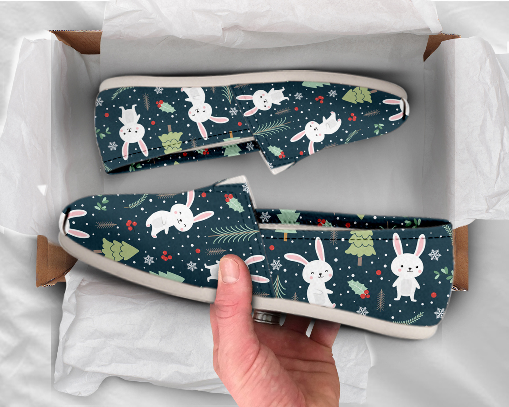 White Rabbit Shoes | Custom Canvas Sneakers For Kids & Adults