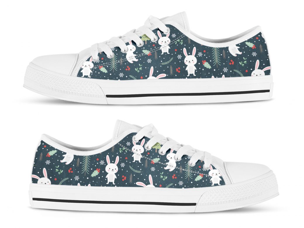 Rabbit Shoes Woman | Custom Low Tops Sneakers For Kids & Adults